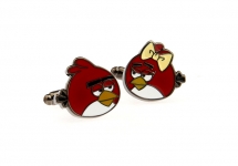Запонки Angry Birds черные