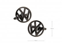 Запонки Volkswagen черные